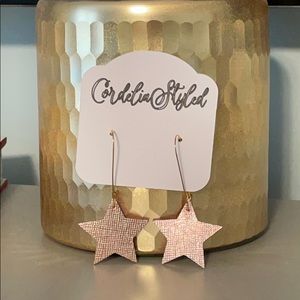 New!  Cordelia Styled Rose Gold Earrings